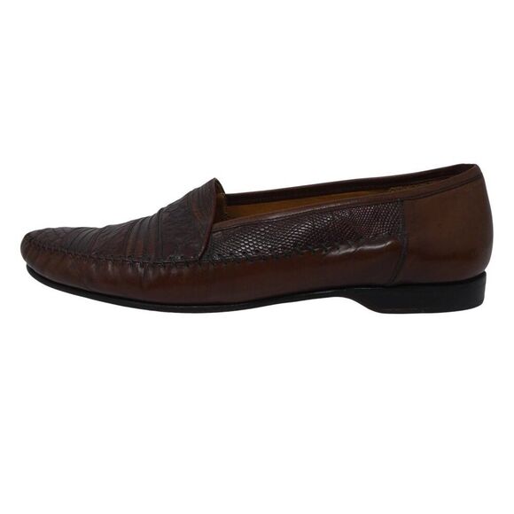 Mezlan Sebastian Brown Genuine Lizard Leather Loafers Mens 12 main image 15